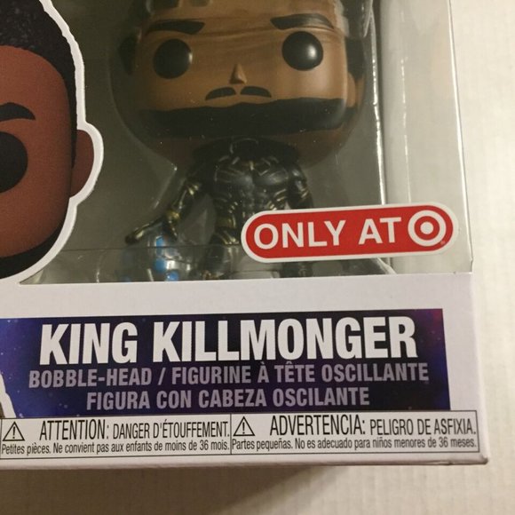 NEW Marvel What If Killmonger Funko Pop Figure #878 - Picture 4 of 8